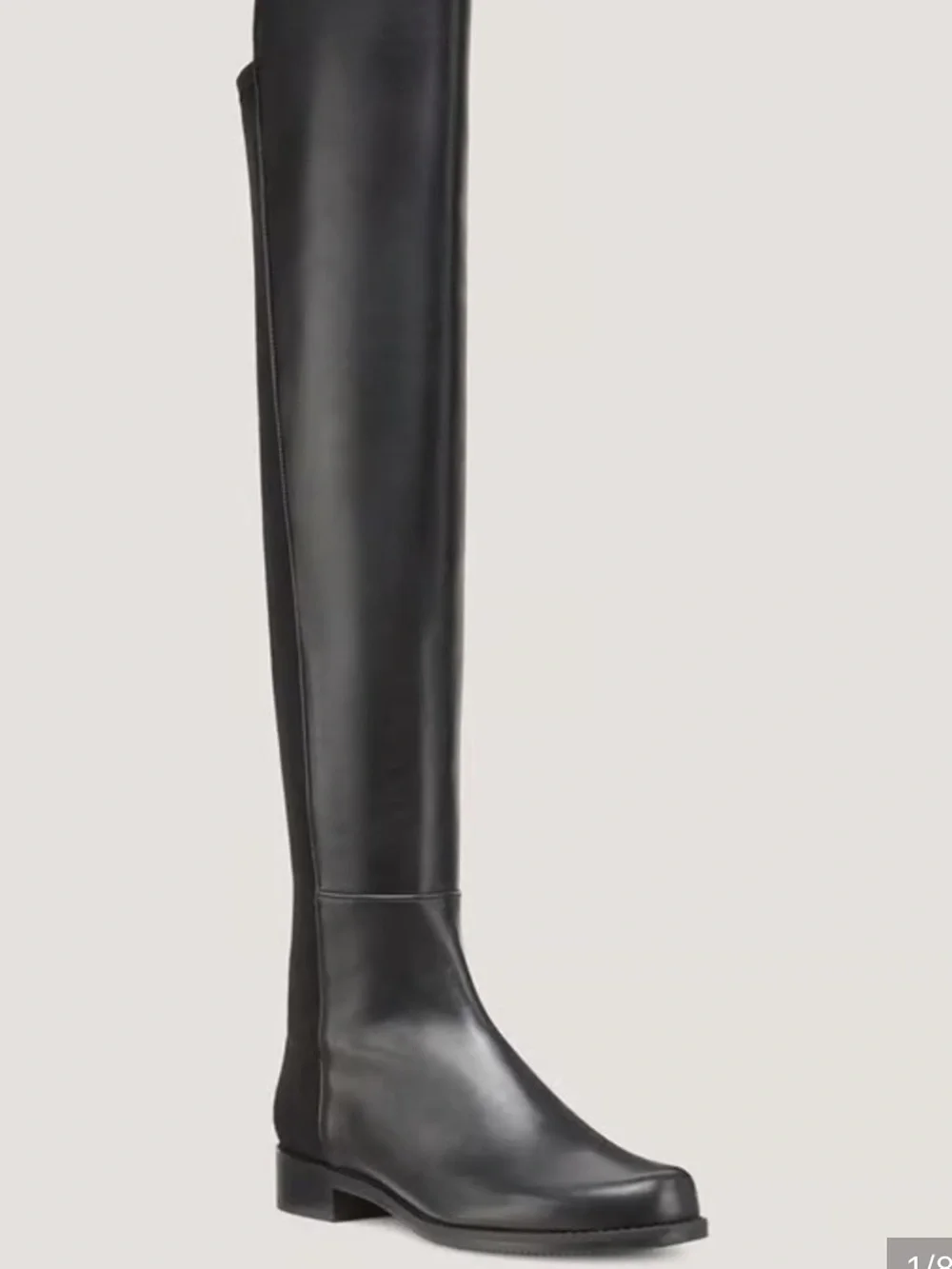 STUART WEITZMAN 5050 Women's Black Over-the-Knee Riding Boots 9.5 Leather